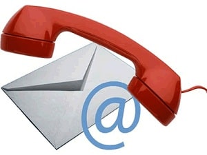 Phone and email image