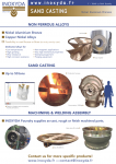 Front cover of the presentation leaflet of the Inoxyda sand casting foundry
