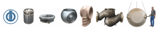 Sand castings and centrifugal castings for valves